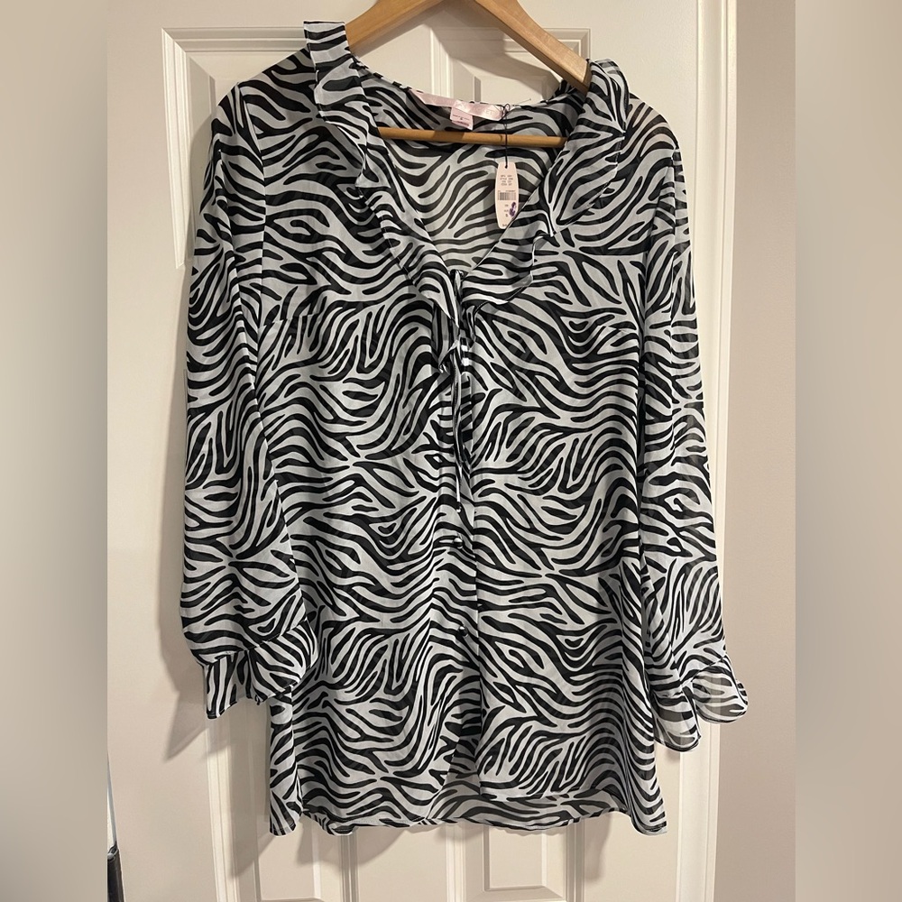 Victoria’s Secret Zebra Print Slip